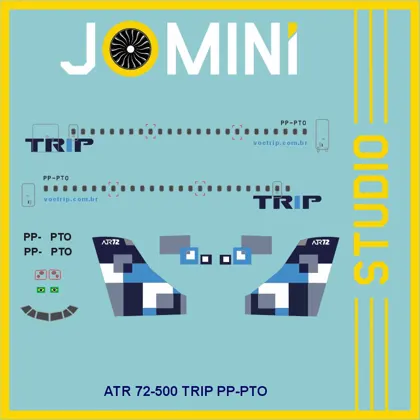 Decal Atr 72-500 Trip PP-PTO