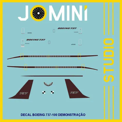 Decal Boeing 737-100 DEMONSTRAÇÃO